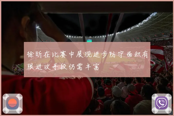 徐昕在比赛中展现进步防守面积有限进攻手段仍需丰富
